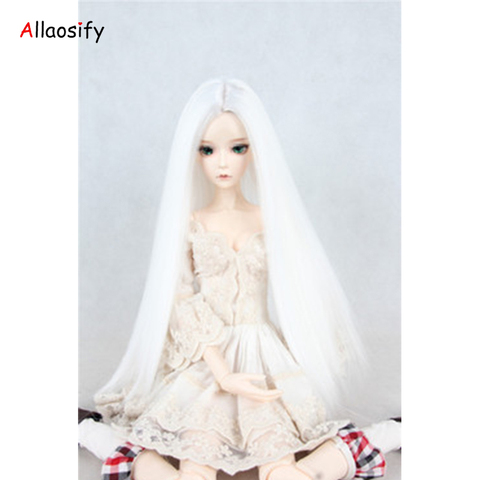 BJD Wig For 1/3 1/4 1/6 High Temperature Fiber Block Long Straight Hair For Dolls Ancient Chinese Style Doll Wig Free Shipping ► Photo 1/6