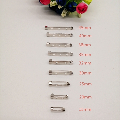 20-100pcs DIY Jewelry Findings Brooch Base Back Bar Badge Holder Safe Lock Brooch Pins For Jewelry Making Accessories Supplies ► Photo 1/6