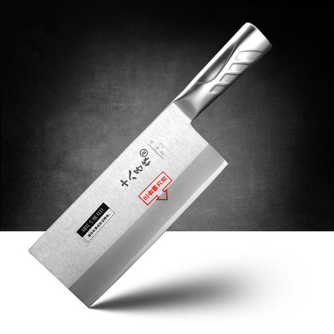 SBZ Full Stainless Steel Sharp Professional Chef Mulberry Sang Knife Cutting Vegetable Meat Fish Knife Hotel Special Cutters ► Photo 1/4