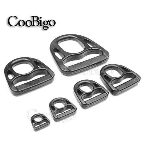 5pcs Outdoor Tactical Backpack Durable D-Ring Buckle Multiuse Plastic for Hooks Strap Webbing 13mm~50mm ► Photo 1/6