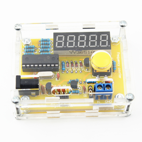 New Arrival DIY Kits 1Hz-50MHz Crystal Oscillator Tester Frequency Counter TESTER Meter Case Best Price Durable DIY Led Kit ► Photo 1/6