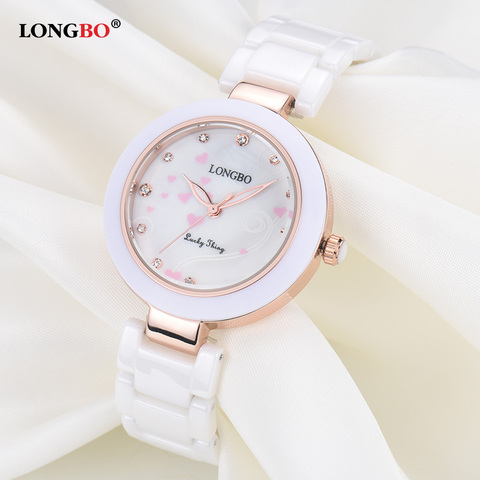 NEW Women Watches Luxury Watch Ladies White Ceramic Quartz Watch Waterproof Lady Wristwatch Relogio Feminino regalos para mujer ► Photo 1/6