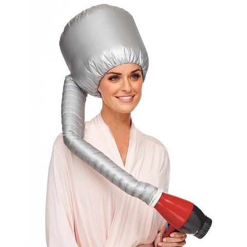 Hair Dryer Heating Bonnet Cap Soft Hair Styling Hood Hairdress Heater Nutrition Treatments Hair Drying Speed Up ► Photo 1/4