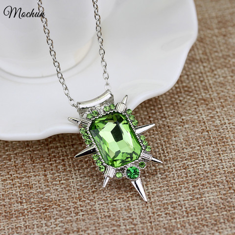 Movie Jewelry Nice Once upon a time wicked witch Zelena glinda glass pendant Necklace great Keepsake gift for fans ► Photo 1/6