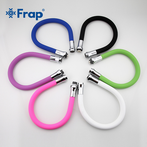 Frap New Arrival Multi-color Silicone Tube Flexible Hose All Direction for Kitchen Faucet 6 Colors Available F7250 ► Photo 1/6
