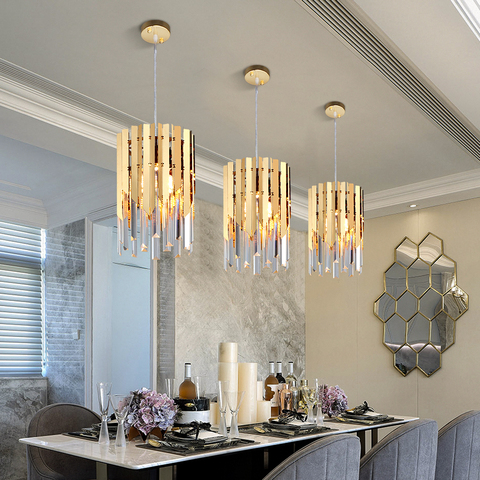Bedside Luxury Indoor Lighting, Small Modern Crystal Chandeliers For Dining Room