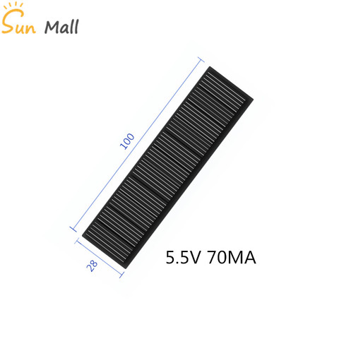 Mini Mono Solar Panel 5V 70MA for DIY Toy/Solar Lawn Light Sensor Lights/ Solar Flashlight  5.5V ► Photo 1/5
