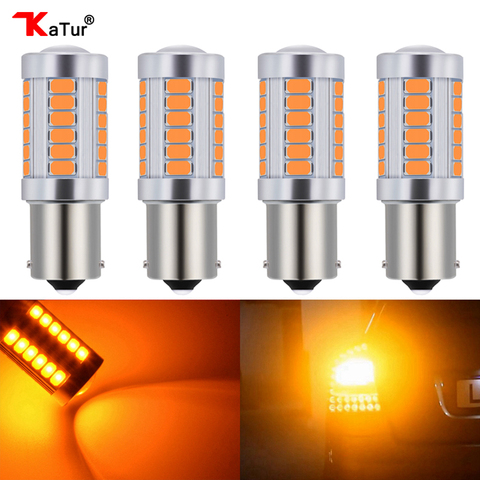 4pcs 1156 BAU15S PY21W 150 Degree S25 1056 1156PY Orange Red Whtie Blue Car  LED Lamp Turn Signal Light DC 12V 33-SMD 33 SMD 5630 - Price history &  Review, AliExpress Seller - KaTur Official Store