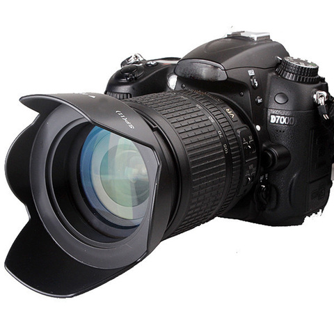 58mm Screw-In Flower Lens Hood For Canon EOS 1300D 1200D 800D 760D 750D 700D 650D 600D 100D 80D 70D 77D 60D and 18-55mm lens ► Photo 1/6