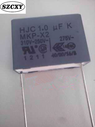 1PCS Home furnishings  HJC 1.0 UF K MKP X2 310V-250V 275V 105 Feet from 22MM  Safety capacitance ► Photo 1/2