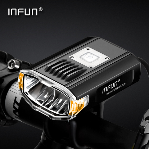 INFUN GT200 Bike Front Headlight Cycling Bicycle Rechargeable Flashlight ► Photo 1/4