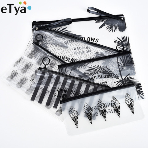 eTya Fashion Travel Women Clear Waterproof Cosmetic Bag Small Large PVC Necessary Makeup Bag Case Bath Wash Organizer Set Pouch ► Photo 1/6