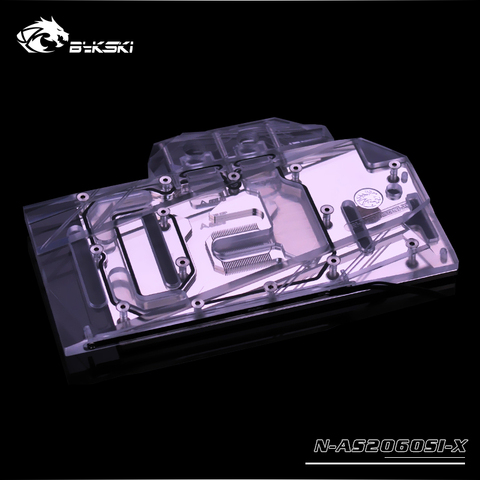 Bykski N-AS2060SI-X GPU Water Cooling Block for ASUS RTX 2060 O6G SI ► Photo 1/1