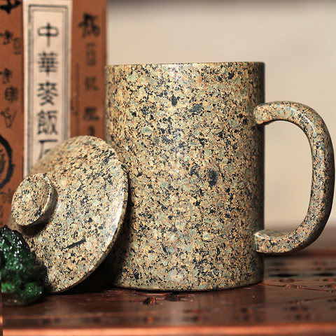 China's Inner Mongolia Natural Maifan Stone Tea Cup Personalized Stone Mug Tea Cup Creative 400ML ► Photo 1/4