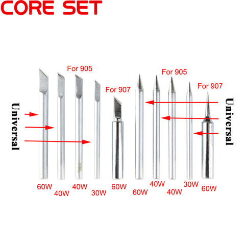 New Lead-Free Soldering Solder Iron Tip kit For 905 907 Universal Electric Iron Tip Soldering Station High Quality ► Photo 1/6