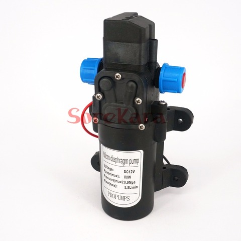 DC 12V/24V 80W Micro Diaphragm Water Pump Self-priming Booster Pump Automatic Switch 330L/H For Home garden ► Photo 1/3