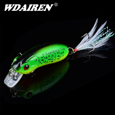 1Pcs Minnow Floating Fishing Lure 6.2cm 10g Fake Fish Crankbait Wobblers Artificial Plastic Hard Bait Swimbait Fishing Tackle ► Photo 1/5