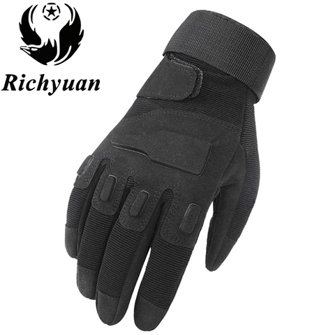 Us Military Tactical Gloves Outdoor Sports Army Full Finger Combat Motocycle Slip-resistant Carbon Fiber Tortoise Shell Gloves ► Photo 1/5
