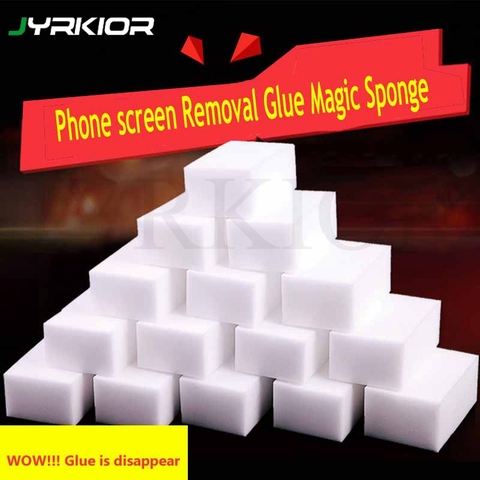 Jyrkior Mobile Phone Screen Glue Removal Tool OCA Glue Clean Sponge White Nano Magic Sponge Wipper For Display Screen Cleaner ► Photo 1/2