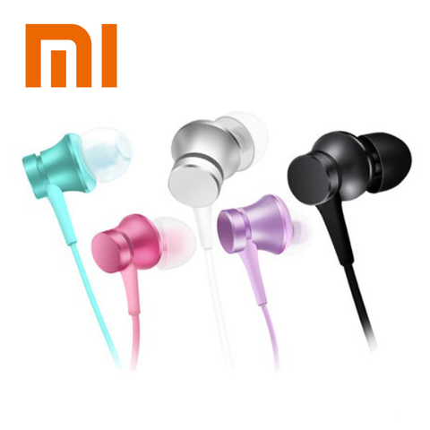 Original Xiaomi Mi Earphone Piston Basic In-Ear Stereo Eaphone with Mic Earbud Headset for iPhone 8 7 Plus Samsung tablets PC ► Photo 1/2