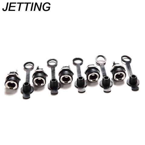 JETTING Wholesale 10 Pcs Waterproof DC Power Socket Jack Power Charger Plug Panel Mount Female Mount Connector 3A 5.5 x2.1mm ► Photo 1/6