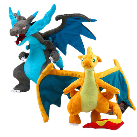 Big Size Dragon Plush Toy, Mega Charizard X Plush