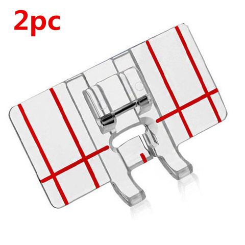 2 pcs Domestic Sewing Machine Presser foot Guide Foot for Border Low Shank Sewing machine BB5001 ► Photo 1/4