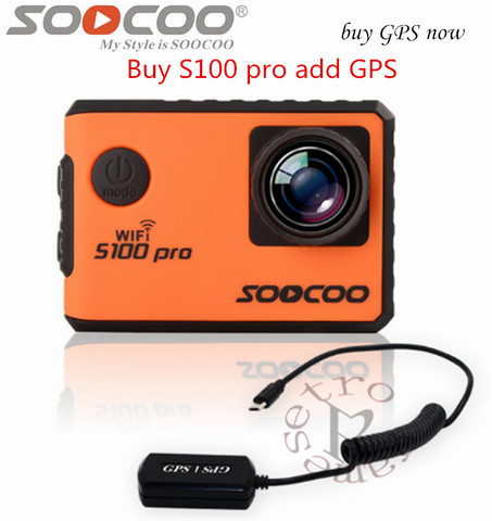 SOOCOO S100PRO 4K Sport Action Camera with Touch Screen and Gyro GPS Extension Model Voice Control 1080P Wifi waterproof Cam pro ► Photo 1/6