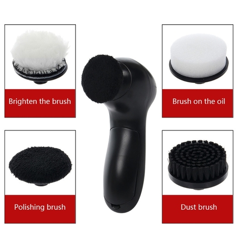 Handheld Automatic Electric Shoe Brush Shine Polisher 5AA Battery Power Supply ► Photo 1/1