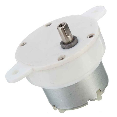 High Torque 3 RPM Cylinder Electric Micro Motor Gearbox Slow Down Mute DC 12V ► Photo 1/6