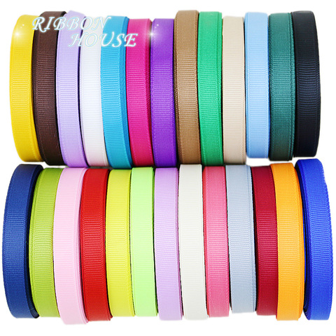 (10 meters/lot) Grosgrain Ribbon Wholesale gift wrap decoration Christmas ribbons lace (10/12/15/20/25/40/50MM) ► Photo 1/6