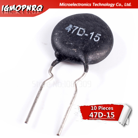 10pcs NTC Thermistor Resistor NTC 47D-15 Thermal Resistor ► Photo 1/1