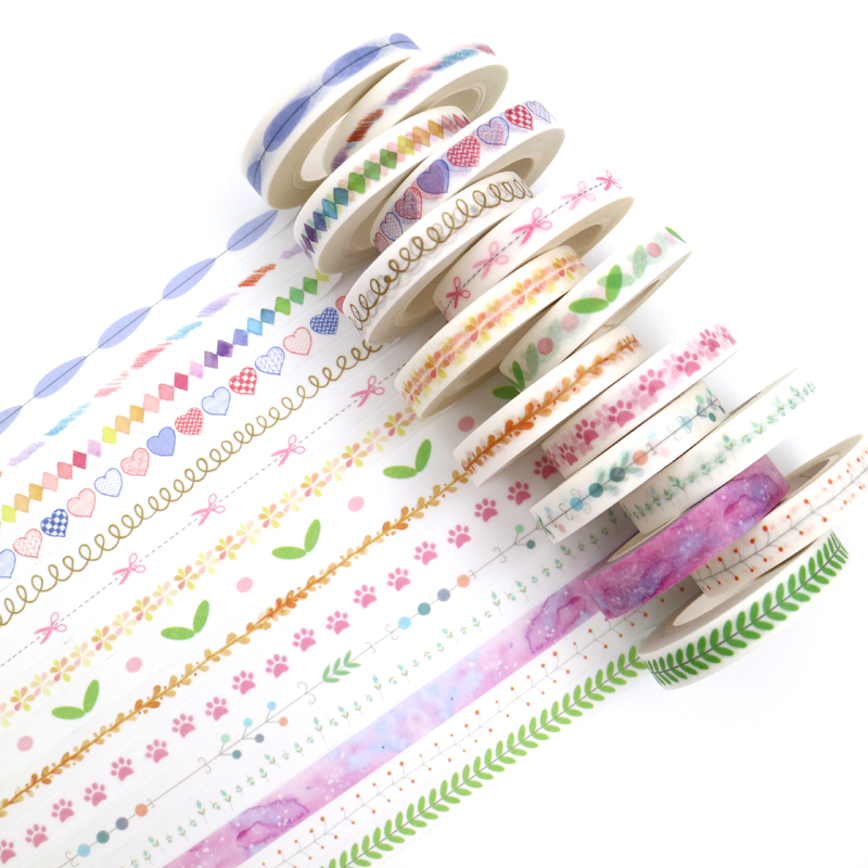 New Lace Roll DIY Washi Paper Decorative Sticky Paper Self Adhesive Masking  Tape
