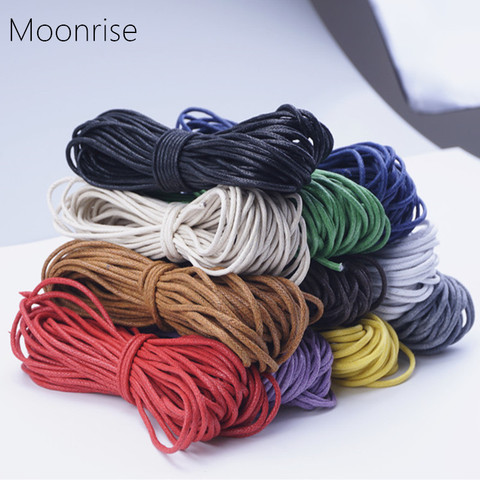 2mm 10m/32.8ft  Waxed Cotton Cord Beading Cord Waxed String Wax Cording Cord for Jewelry Making and Macrame Supplies HK056 ► Photo 1/6