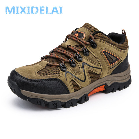 MIXIDELAI 2022 New Brand Spring Fashion Outdoors Sneakers Breathable Men's Shoes Mens Combat Desert Casual Shoes Plus Size 36-47 ► Photo 1/6