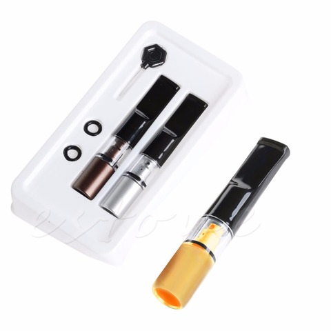 New 2Pcs Reduce Tar Smoking Filter Reusable Tobacoo Cigarette Cleaning Holders-P101 ► Photo 1/6