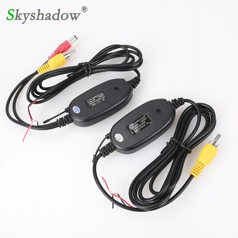 2.4Ghz Wireless Camera Video Transmitter and Receiver for Car Rear View Camera reverse backup and Car DVD Player Parking Monitor ► Photo 1/6