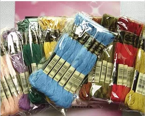 1Lot= 50 Pieces Embroidery Floss Thread / Cross Stitch Floss thread  Similar DMC--Choose Any Colors And Quantity ► Photo 1/1