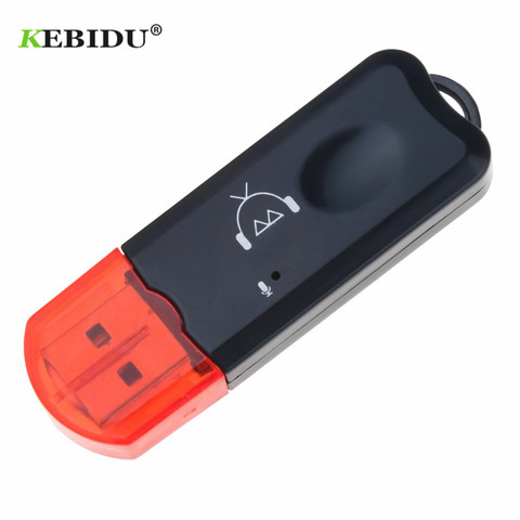 KEBIDU USB Bluetooth Receive V2.1 Bluetooth Wireless Audio Adapter AUX Stereo with MIC for USB Car MP3 Player Speaker ► Photo 1/6
