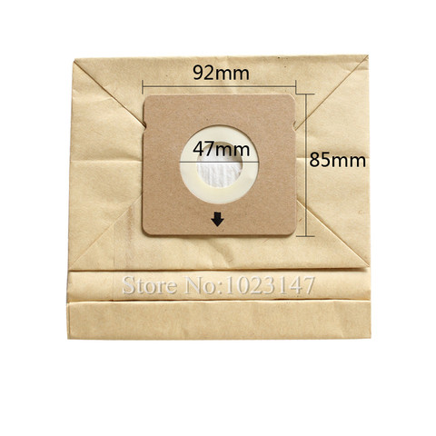 10 pieces/lot Vacuum Cleaner Dust Bags Paper Filter Bags for Rowenta RO5227 ZR0039 RO1717 RO1733 RO1751 etc. ► Photo 1/2