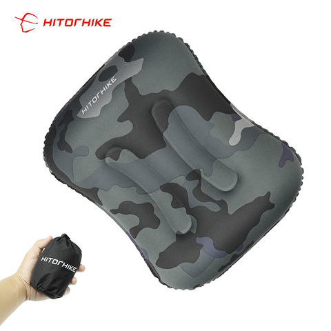 Camping Pillow for Airplane Inflatable Neck Pillow Mini Travel Accessories 4 Colors Comfortable Pillows for Sleep Home Textile ► Photo 1/6