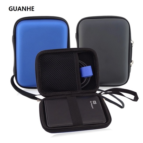 GUANHE Carry Case Cover Pouch for 2.5 inch Power Bank USB external WD HDD Hard Disk Drive Protect Protector Bag Enclosure Case ► Photo 1/6