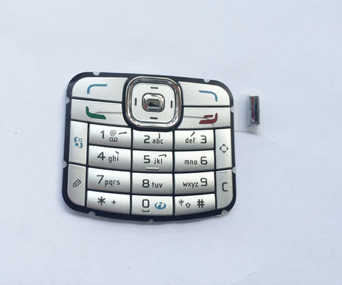 Silver/Black 100% New Ymitn Housing Buttons digital Keyboards Keypads Cover For Nokia N70 Free Shipping ► Photo 1/3