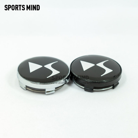 4PCS/lot 60MM DS Car Wheel Center Hub Caps for DS DS3 DS5 DS6 Deesse PSA logo Stylish Hard Wearing Replacement Dust Cover ► Photo 1/4