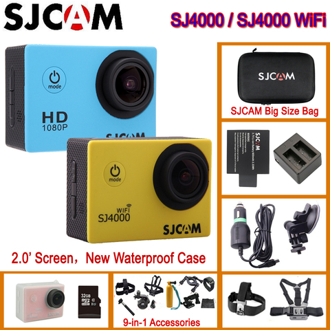 SJCAM SJ4000 & SJCAM SJ4000 WiFi Action Helmet Sports DV Camera Waterproof Camera 1080P Sport DV Original SJCAM SJ4000 Series ► Photo 1/5