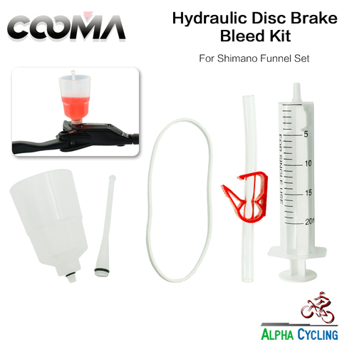 COOMA's Hydraulic Brake BLEED KIT for SHIMANO Brake System, Mineral Oil Brake, Funnel Set Basic Kit V0.5 ► Photo 1/4