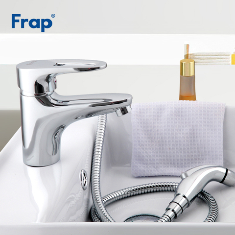 Frap New Basin Faucets Brass Body Material Bathroom Toilet Taps Polished  Crane With Bidet Faucet Accessories Torneira F1268 ► Photo 1/6