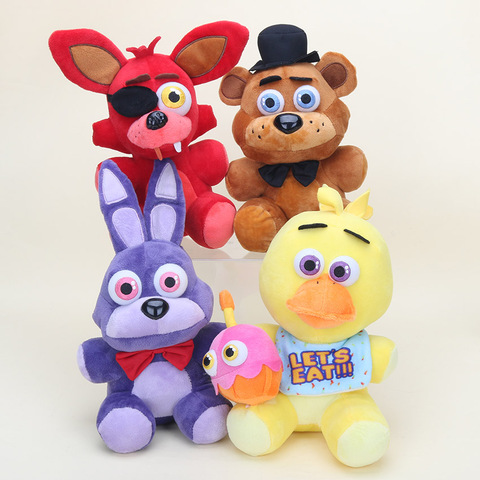 25CM Ｎew FNAF Plush Toys Nightmare Bonnie Plush Toys Five Nights