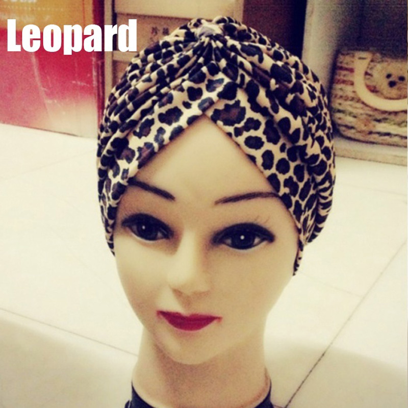 Swim turban leopard