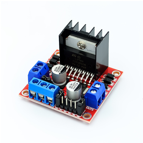 1PCS New Dual H Bridge DC Stepper Motor Drive Controller Board Module L298N for Arduino smart car robot ► Photo 1/4
